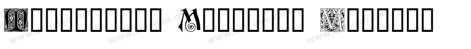 Ornamental Initials R字体转换